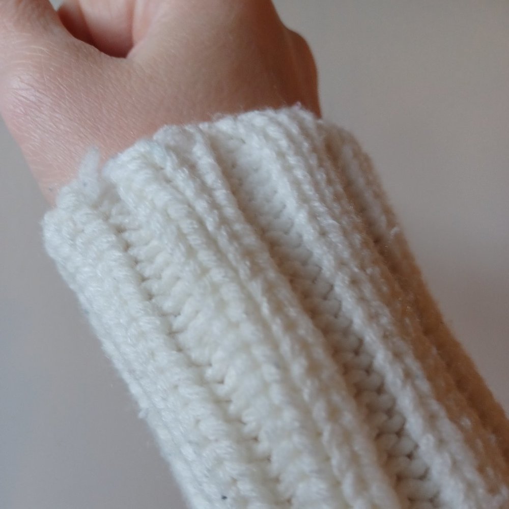 Cotton Emporium Cream Knit Hooded Sweater - Picture 6 of 14